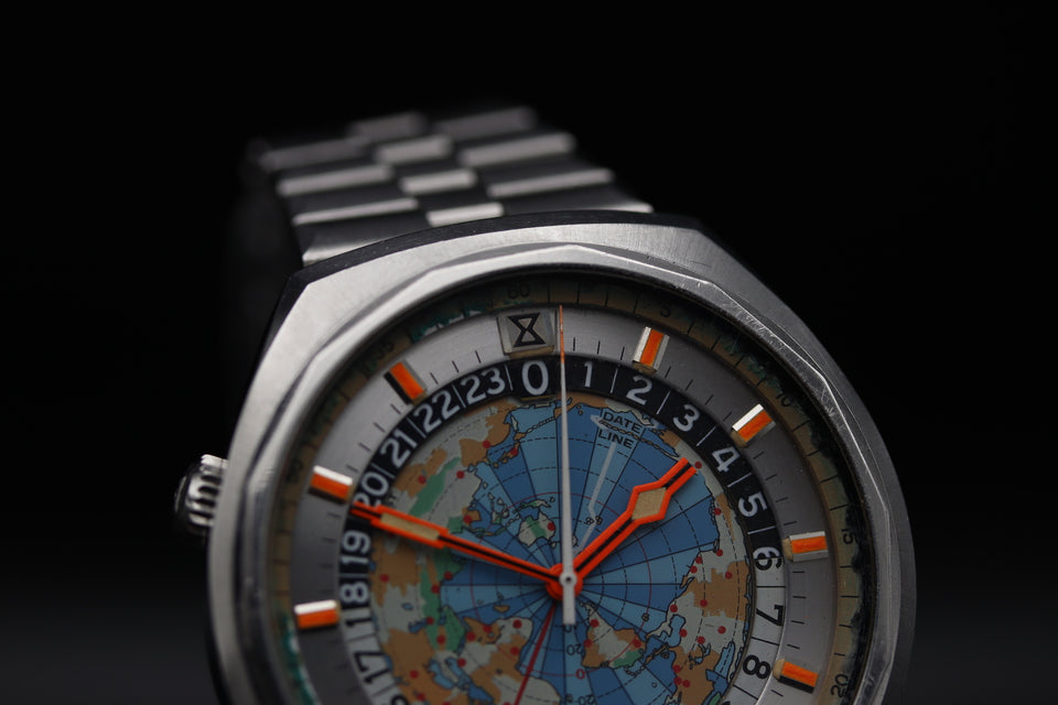 EDOX | GEOSCOPE WORLD CLOCK 1970s