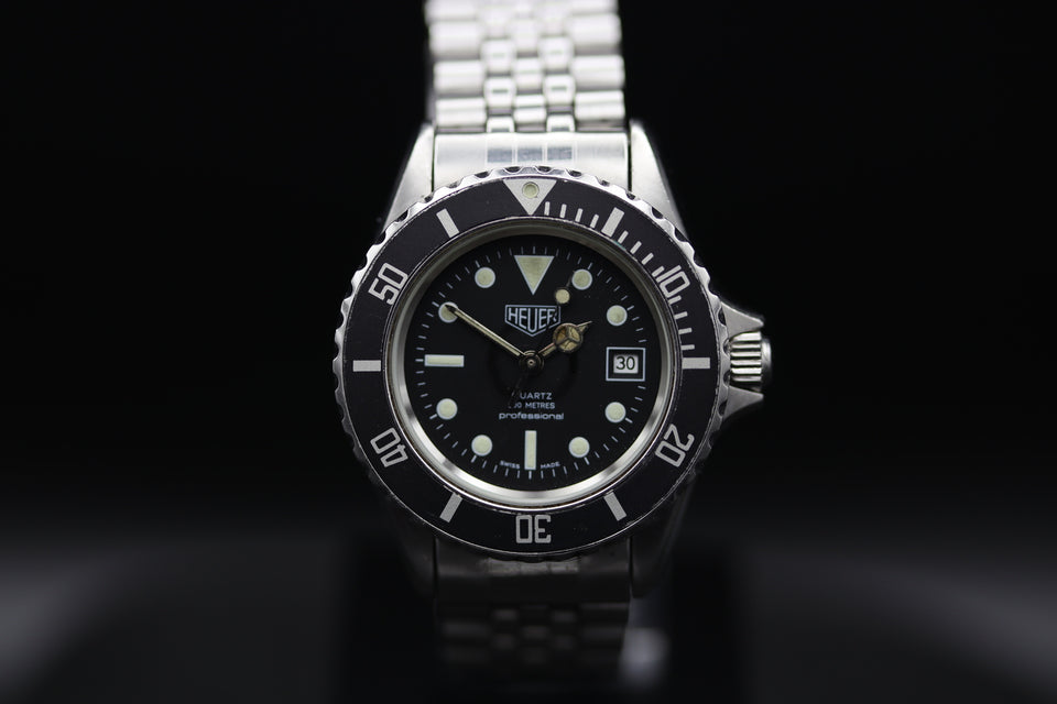 HEUER | PROFESSIONAL DIVER DATE SCHWARZ 1980s