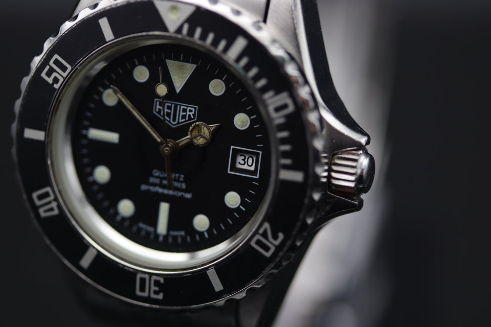 HEUER | PROFESSIONAL DIVER DATE SCHWARZ 1980s