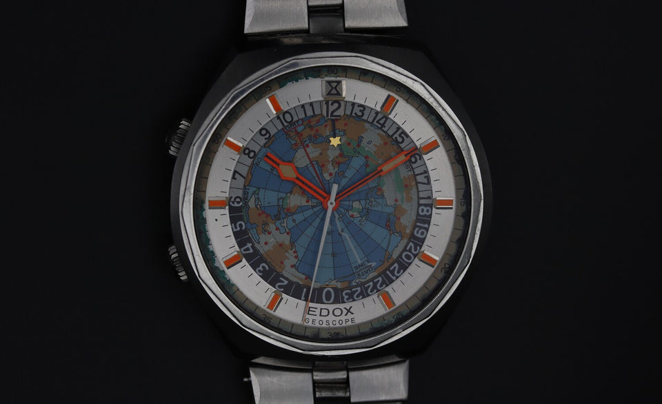 EDOX | GEOSCOPE WORLD CLOCK 1970s