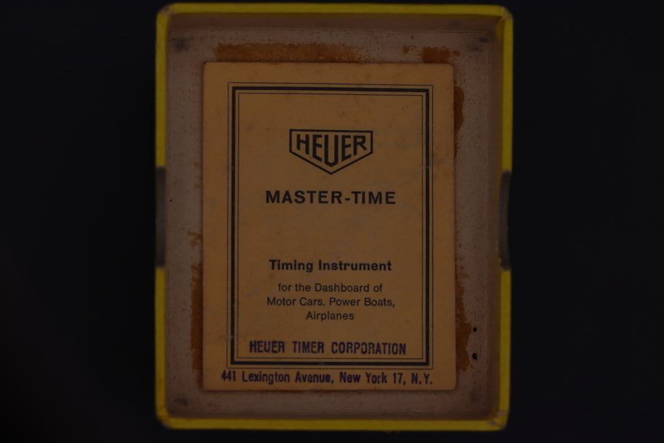 Heuer | Master Timer 1968 NOS