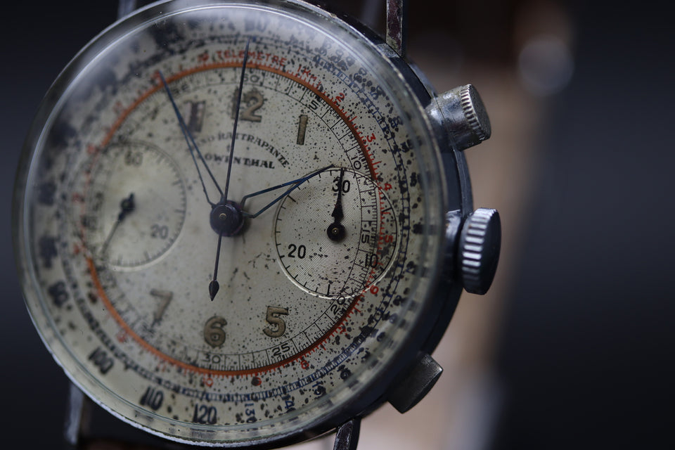 LOWENTHAL CHRONOGRAPH | MONO RATTRAPANTE OVERSIZE 1938