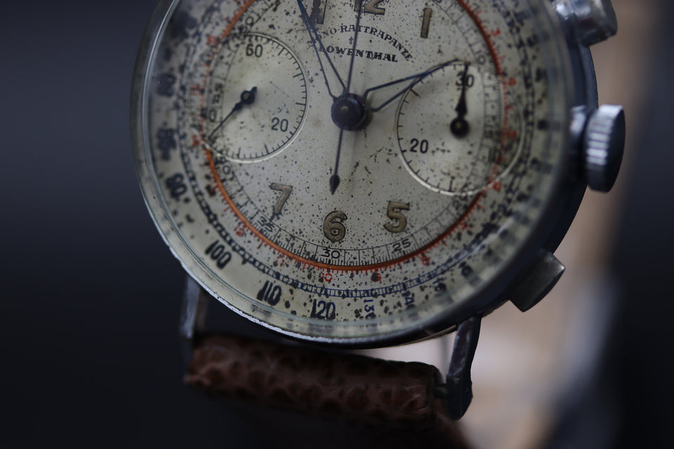 LOWENTHAL CHRONOGRAPH | MONO RATTRAPANTE OVERSIZE 1938