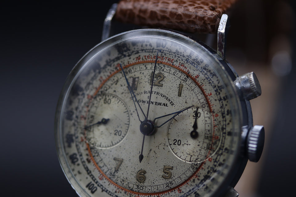 LOWENTHAL CHRONOGRAPH | MONO RATTRAPANTE OVERSIZE 1938