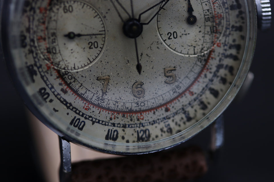 LOWENTHAL CHRONOGRAPH | MONO RATTRAPANTE OVERSIZE 1938